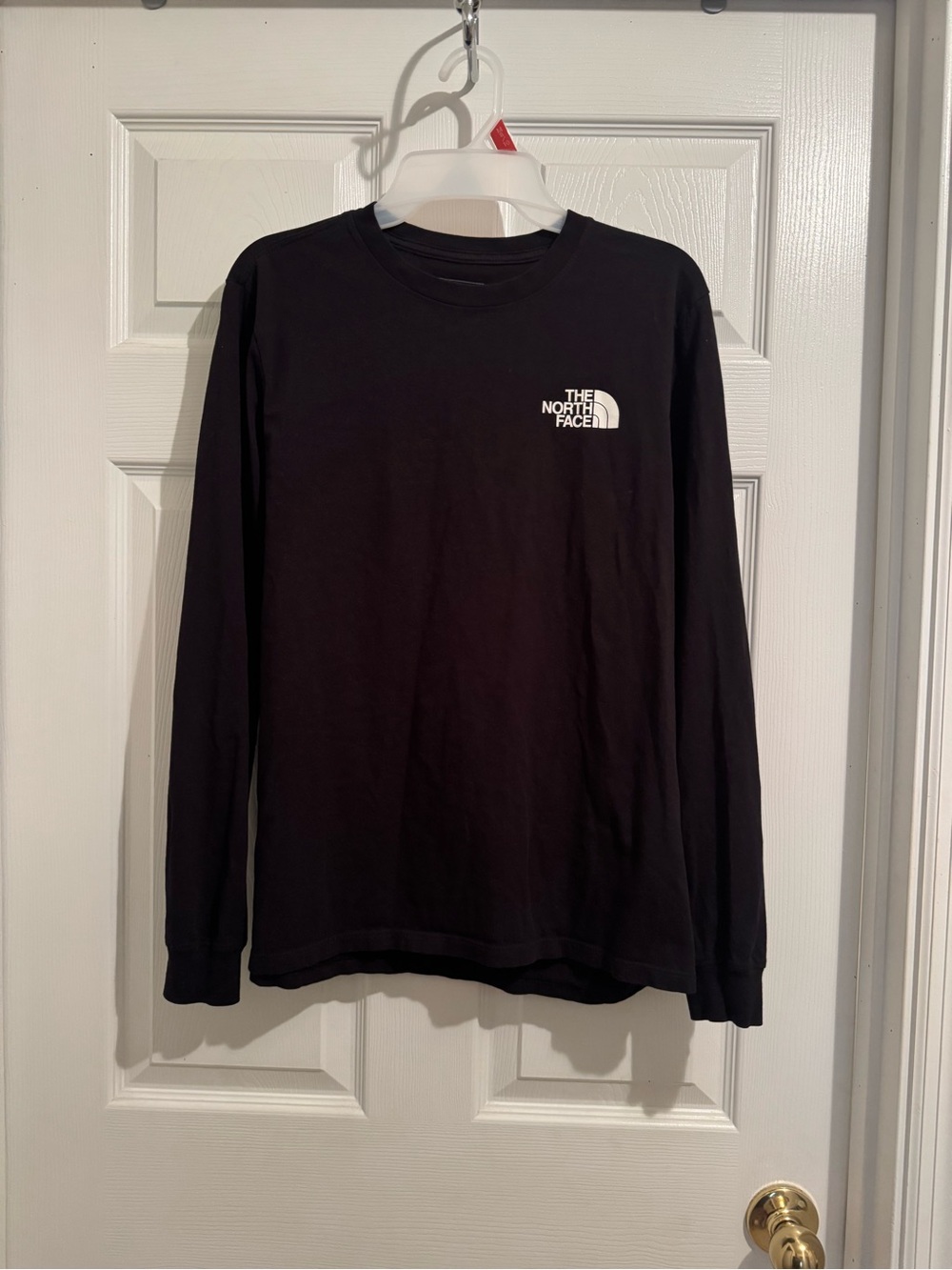 The North Face Black Long Sleeve Logo Tee